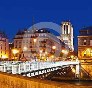 View on Notre Dame Cathedral in Paris