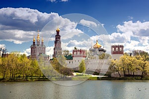 View of the Novodevichy Convent in Moscow