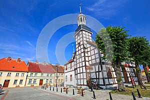 View of the Nowe Warpno village / Poland