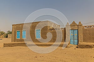 View of a nubian house in Abri, Sud