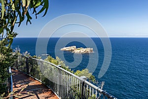 View of The Nuggets, a close group of 4 granite islets near the Freycinet Peninsula