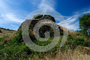 View of the Nuraghe Aidu