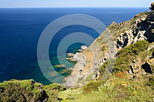 View of Nurra coast from Capo Negru