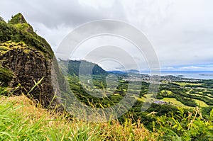 View from the Nuuanu Pali lookout