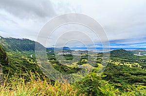 View from the Nuuanu Pali lookout