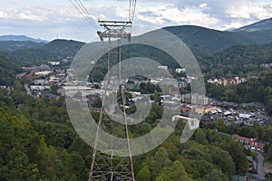 View from Ober Gatlinburg in Tennessee