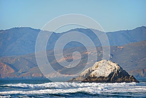 View from Ocean Beach in San Francisco California