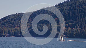 A view of the ocean in Horseshoe Bay.