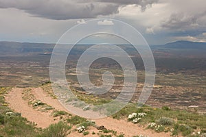 View Off Lookout Mountain Above Vermillion Basin