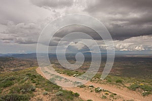 View Off Lookout Mountain Above Vermillion Basin