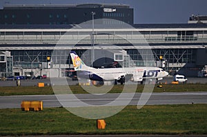 View of Okecie Airport in Warsaw