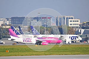 View of Okecie Airport in Warsaw