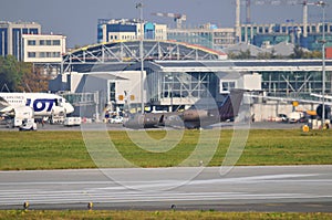 View of Okecie Airport in Warsaw