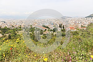 View of old Athens, Greece from top