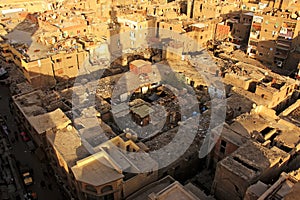 View of old Cairo form Mosque minaret