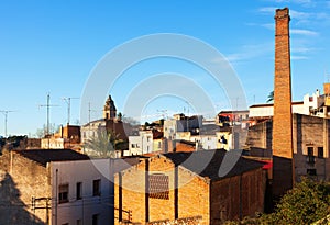 View of old Catalan town. Valls