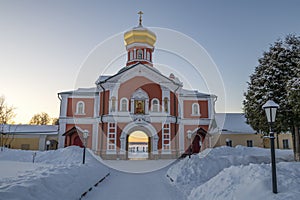 View of the old church of Philip, Metropolitan of Moscow (1874). Valdaisky Iversky Monastery