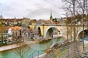 View of the old city center of Bern