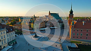 View on Old City Center in Warsaw