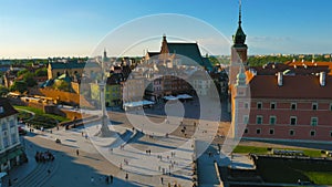 View on Old City Center in Warsaw