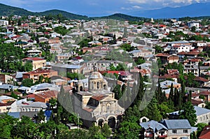 View of the old city of Kutaisi