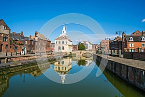 View of the old custom house at King`s Lynn, Norfolk