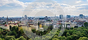 View from the Old Ferris Wheel in Vienna, Austria