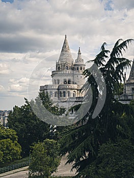 View on the Old Fisherman Bastion in Budapest