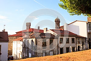 View of old houses of Santiago