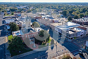 View of the old Monroe NC Court House