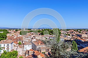 View of the old part of Avignon from Palace of the Popes