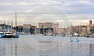 View of the Old Port of Marseille