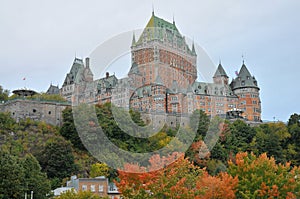 View of old Quebec and the ChÃÂ¢teau Frontenac photo