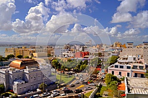 View of Old San Juan, Puerto Rico from El Morro Fort