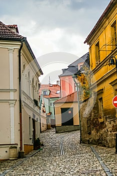 View on old street in Tabor