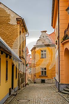 View on old street in Tabor