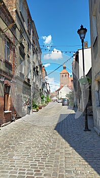 Grudzi?dz - old tenements on spichrzowa street. photo