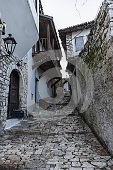 View of the old town of Berat