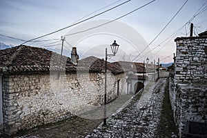 View of the old town of Berat