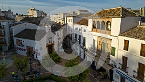 view of the old town centre of Marbella, Andalusia