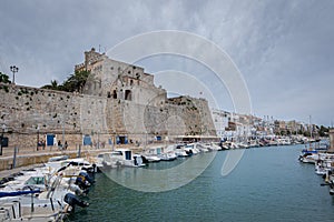 View on old town Ciutadella sea port Menorca island, Balears, Spain. photo