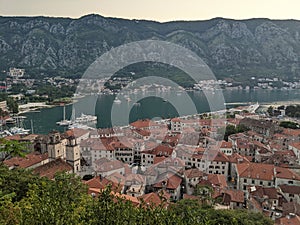 View of old town Kotor in Montenegro