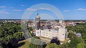 view of the old town Lutherstadt Wittenberg photo