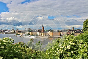 View of Old Town from MonteliusvÃ¤gen SÃ¶dermalm