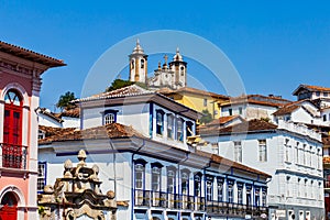 View of old town Ouro Preto