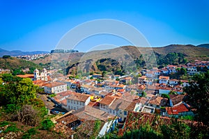 View of old town Ouro Preto