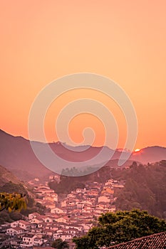 View of old town Ouro Preto