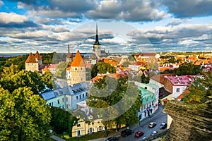 View of the Old Town, from Patkuli viewing platform on Toompea H