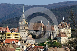 View on old town in Sighisoara