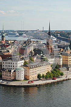 View of Old Town of Stockholm, Sweden